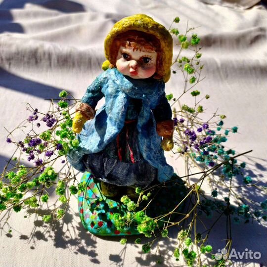 Интерьерная кукла ручной работы, ватная игрушка