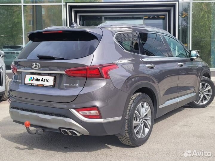 Hyundai Santa Fe 2.2 AT, 2019, 136 508 км