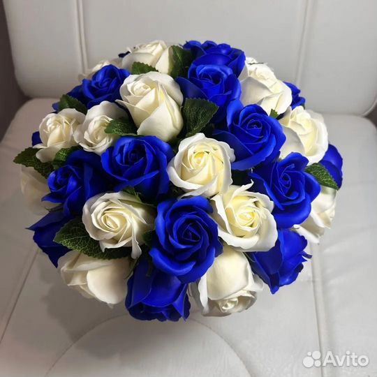 Букет из мыльных роз