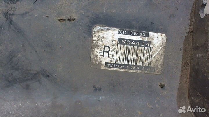 Накладка на порог Dodge Charger 2014, 2016