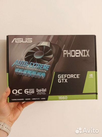 Видеокарта Asus 1660 6GB На гарнтии
