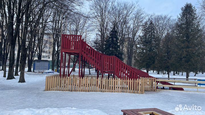 Продаю зимнию деревянную горку