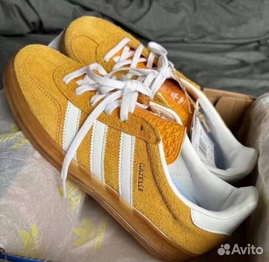 Adidas Gazelle Indoor Yellow - оригинал