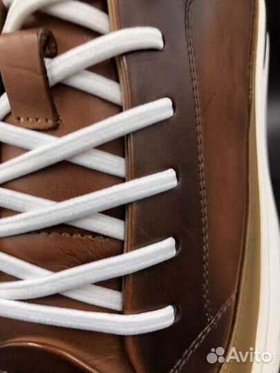 Полуботинки Слипоны из Натуральной Кожи, Респект