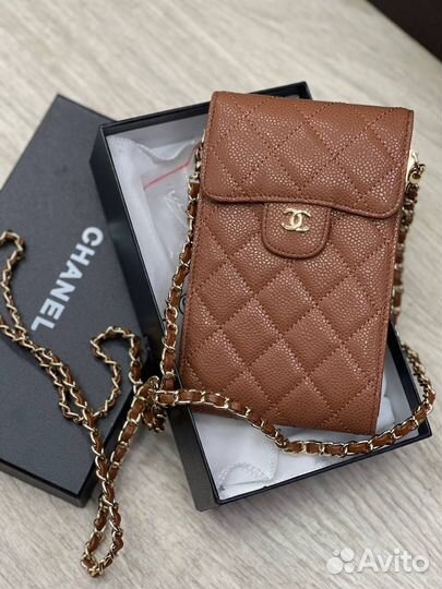 Сумка чехол для телефона Chanel