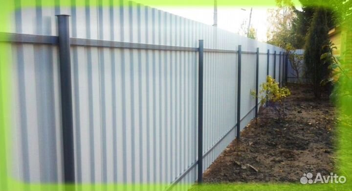 Забор из профлиста