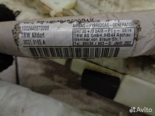 Подушка безопасности боковая шторка левая BMW 7-S