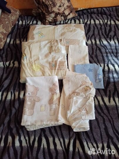 Детское постельное белье в детскую кроватку