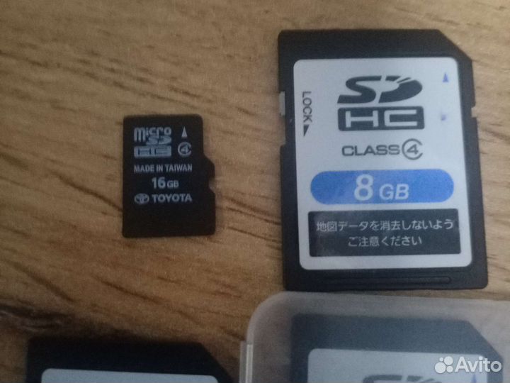 SD карты для Toyota, Nissan. Panasonic. Оригинал