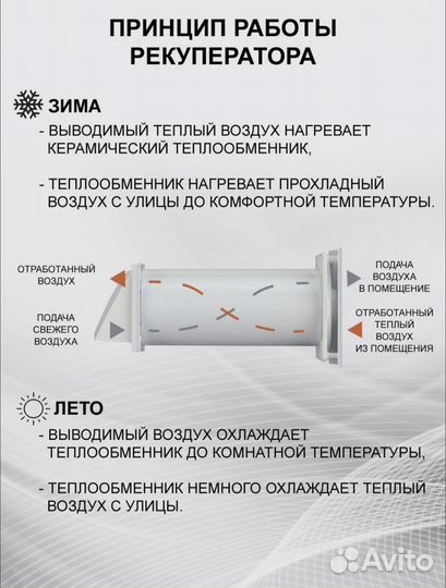 Локальный приточно-вытяжной рекуператор