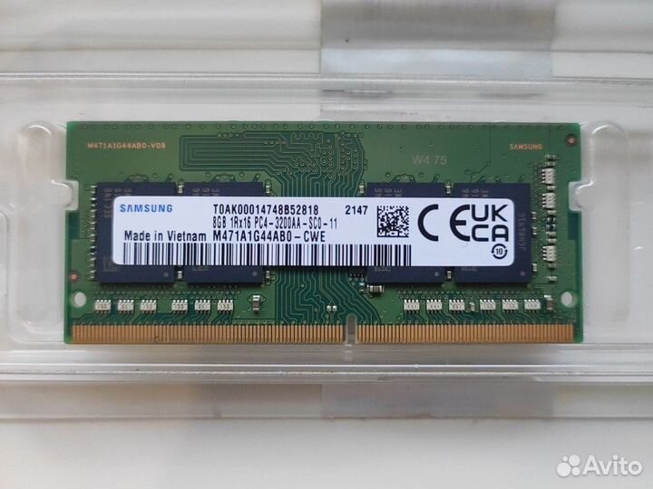 Оперативная память ddr4 16gb Samsung 3200 2x8gb