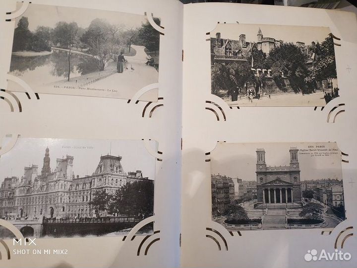 Старинные открытки, альбомы и конверты