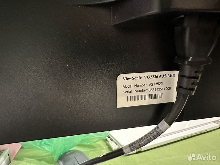 Монитор viewsonic 21.5 дюймов