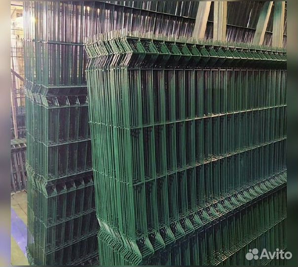 Забор сетка 3д