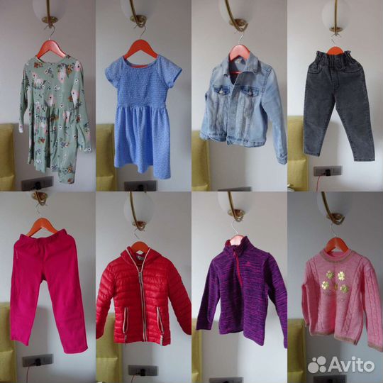 Вещи пакетом на девочку 4-5 лет