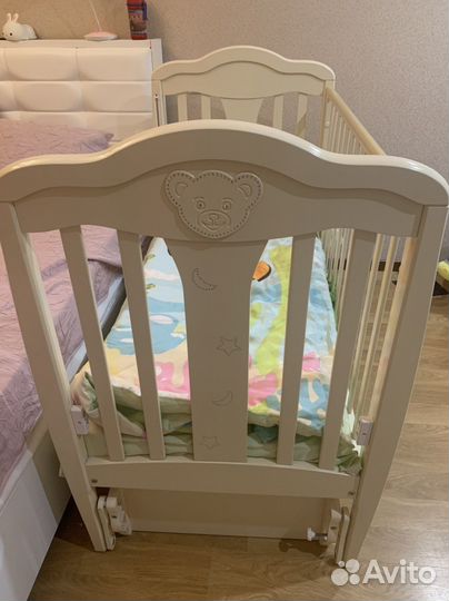 Детская кроватка гандылян Мишель и комод Гандылян