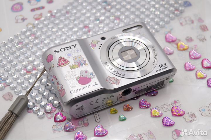 Винтажный y2k фотоаппарат Sony Cybershot DSC S