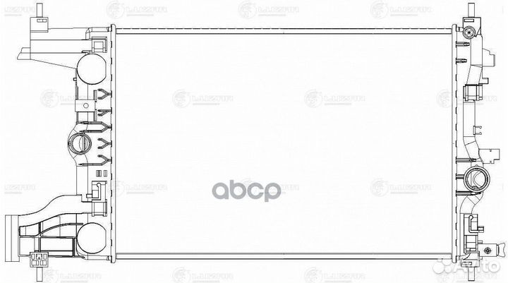 Радиатор основной GM Cruze/opel Astra J 09- mo