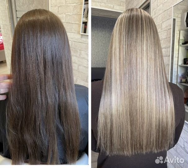 Покраска волос, мелирование, аиртач, балаяж