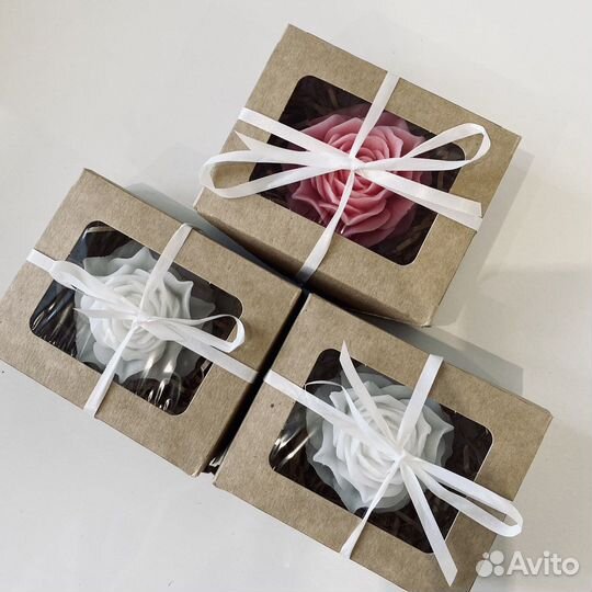 Мыло ручной работы цветы на: 8 марта, День Рождени