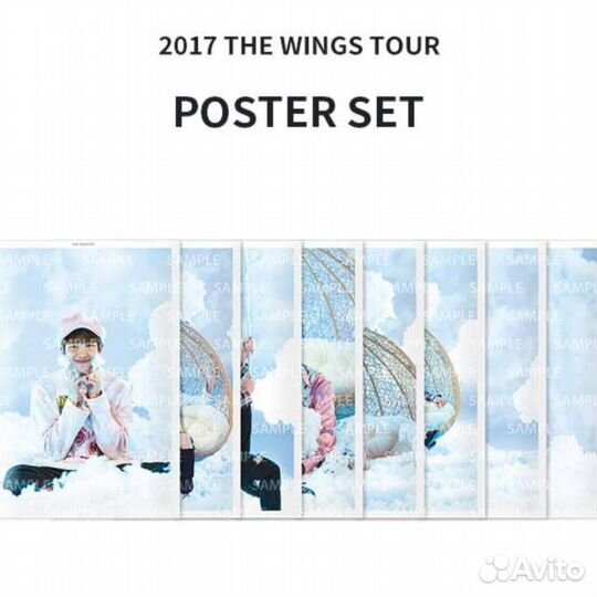 Bts wings постер бтс плакат официальный