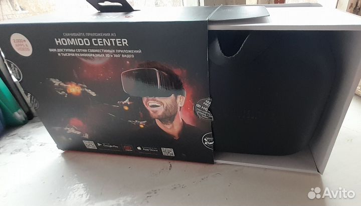 3D VR очки виртуальной реальности Homido V2