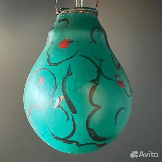 Елочная игрушка СССР шар-лампа