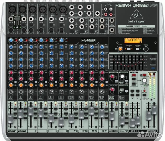 Микшерный пульт Behringer QX1832USB