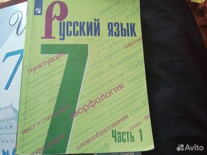 Учебник по русскому языку за 7 класс 1 часть