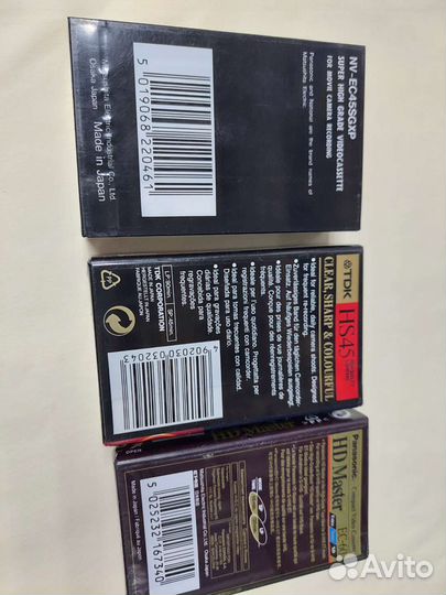 Видеокассеты VHS, vhs-c