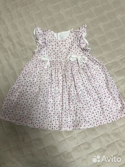 Летнее платье для девочки 86