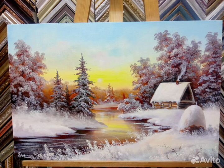 Картина маслом на холсте 