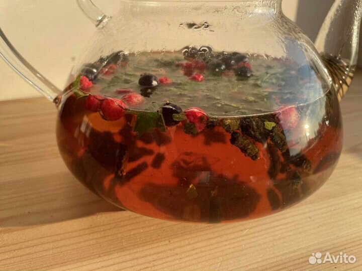 Иван чай со смородиной 1кг, кипрей, крафтовый