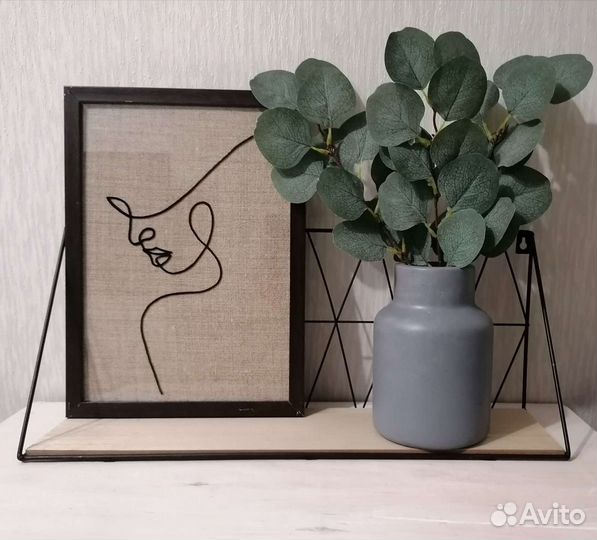 Ваза/ кашпо бетон, гипс