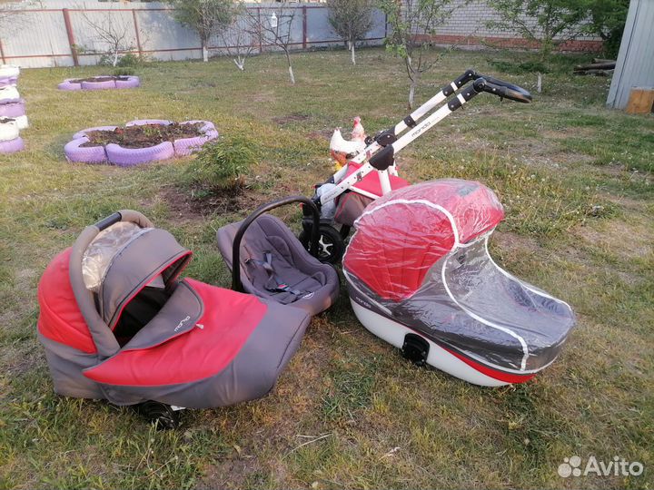 Коляска 3 в 1 бу