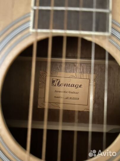 Гитара акустическая homage LF-4121CEQ +аксессуары