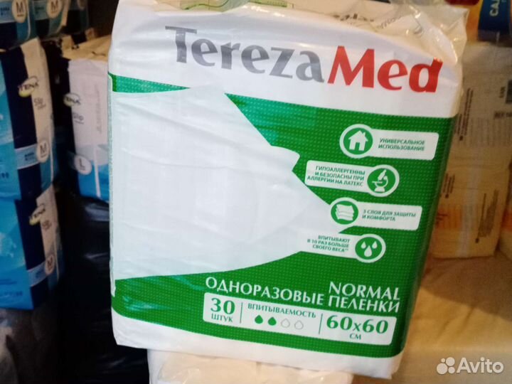 Пеленки одноразовые 60/60 TerezaMed