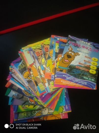 41 карточка Скуби-Ду одним лотом