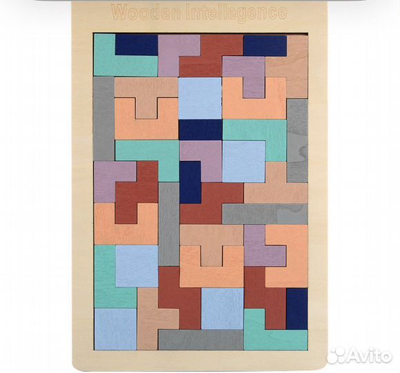 Игровой тетрис деревянный