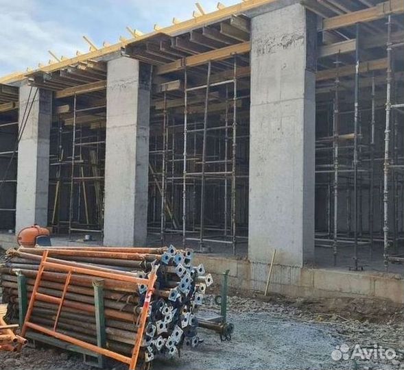 Опалубка перекрытия, стойка телескопическая