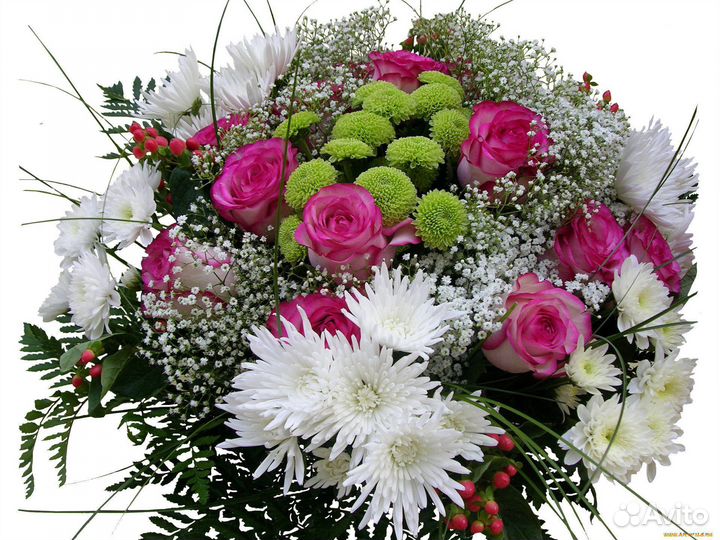 Продажа живых цветов, букеты