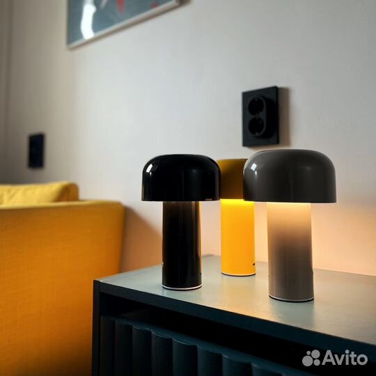 Лампа настольная грибок новая