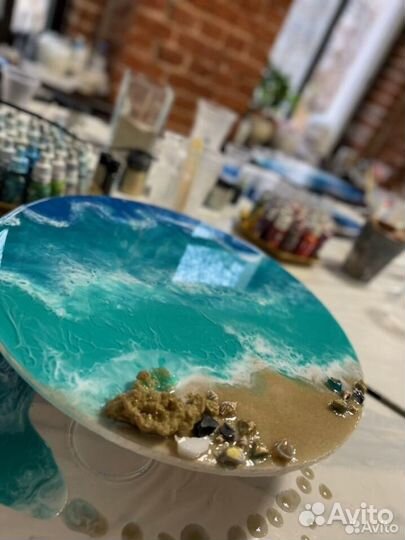 Мастер-класс море из эпоксидной смолы