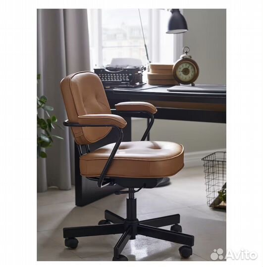 Alefjall IKEA, стул / кресло офисное, кожа