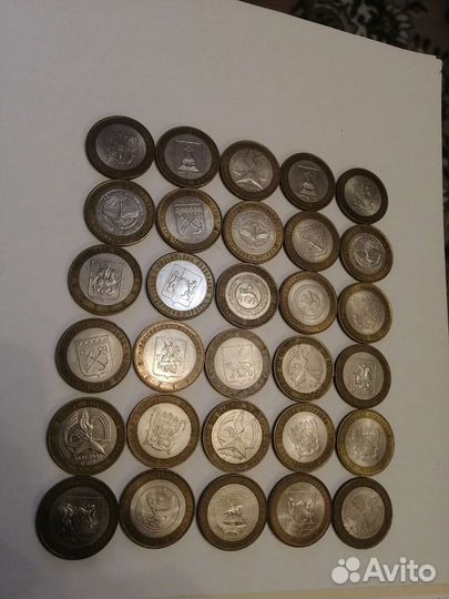 Лот из 30 монет Биметал