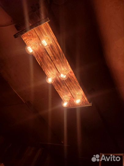 Люстра в стиле лофт