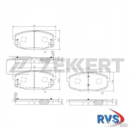 Тормозные колодки hyundai santa fe 4