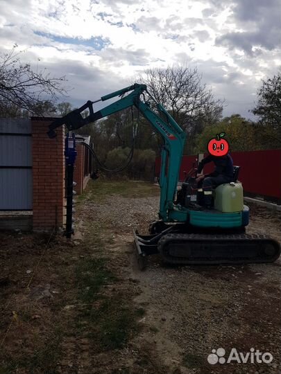 Услуги миниэкскаватора