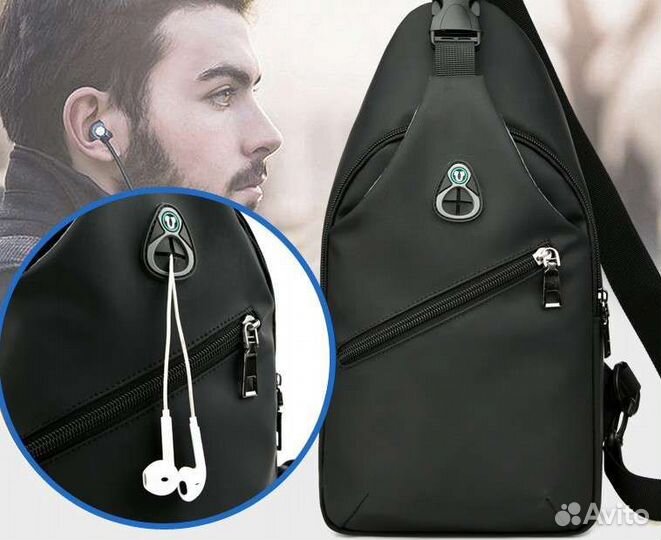 Мужская сумка cross body+