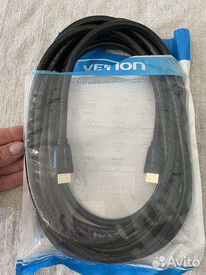 Кабель hdmi 5 метров v2.0 19M/19M